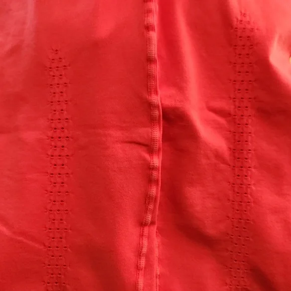 Free People High Rise 7/8 Length Good Karma Leggings Red Apple M/L FP149 - Picture 10 of 11